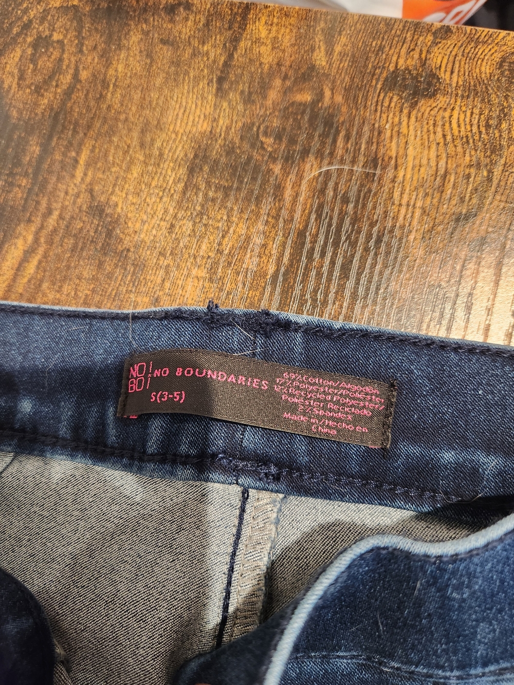 No Boundaries Dark Wash Flared Denim Jeans - Blue (661) - Picture 4 of 7